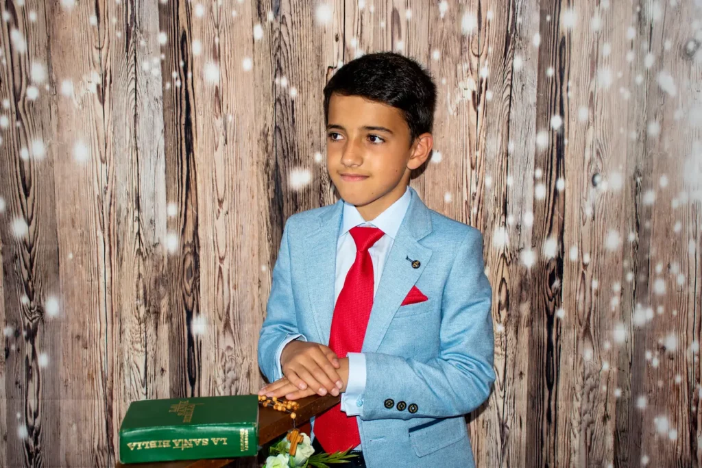 reportaje de comunión en exteriores en Peñafiel