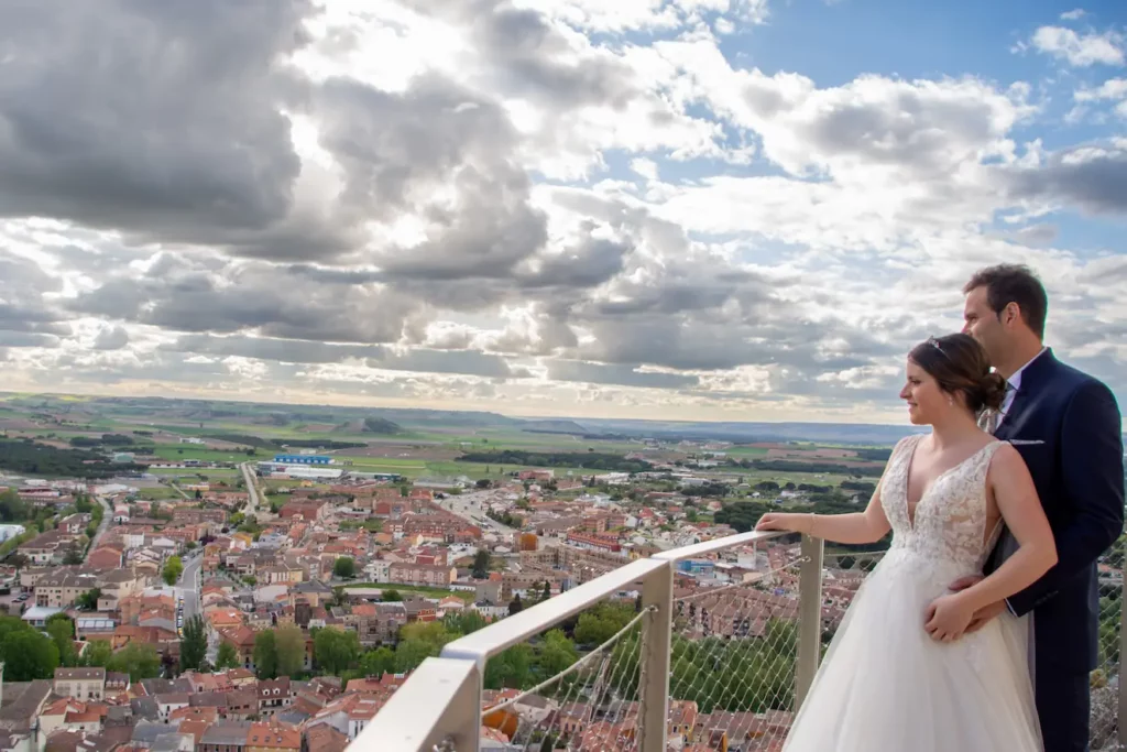 fotografía de boda en Peñafiel Ribera del Duero