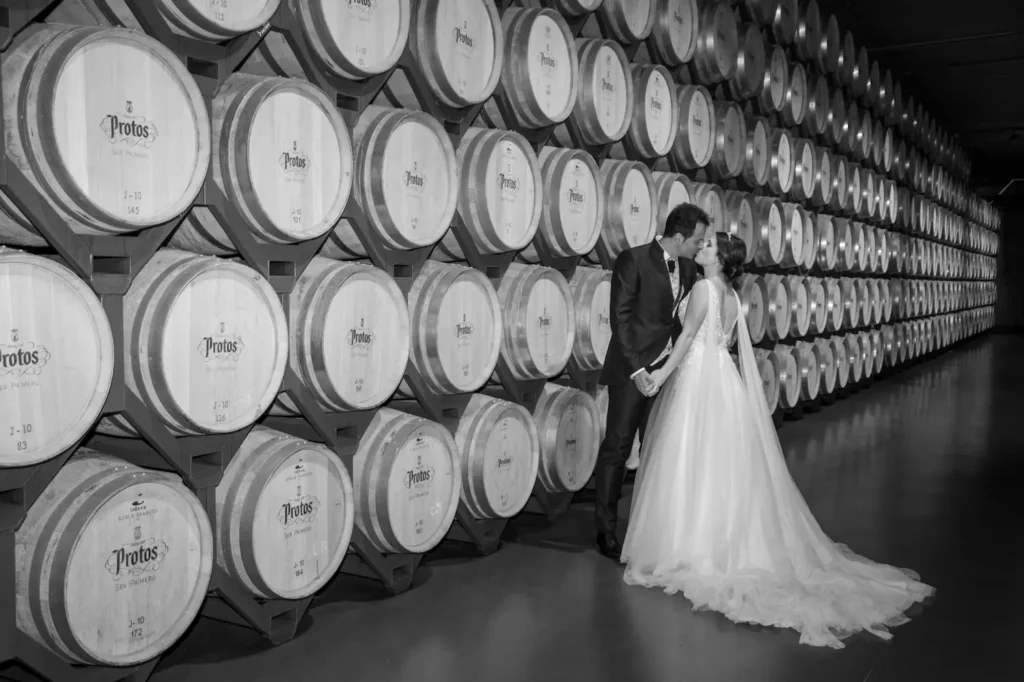 fotografía de boda en Peñafiel Ribera del Duero